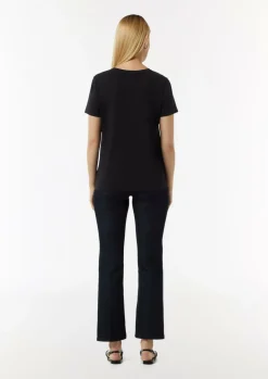 Jersey-Shirt mit Frontprint-Comma Hot