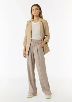 Jogpant mit geknöpftem Saum-Comma Fashion