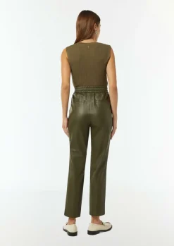 Jogpants aus Kunstleder-Comma Hot