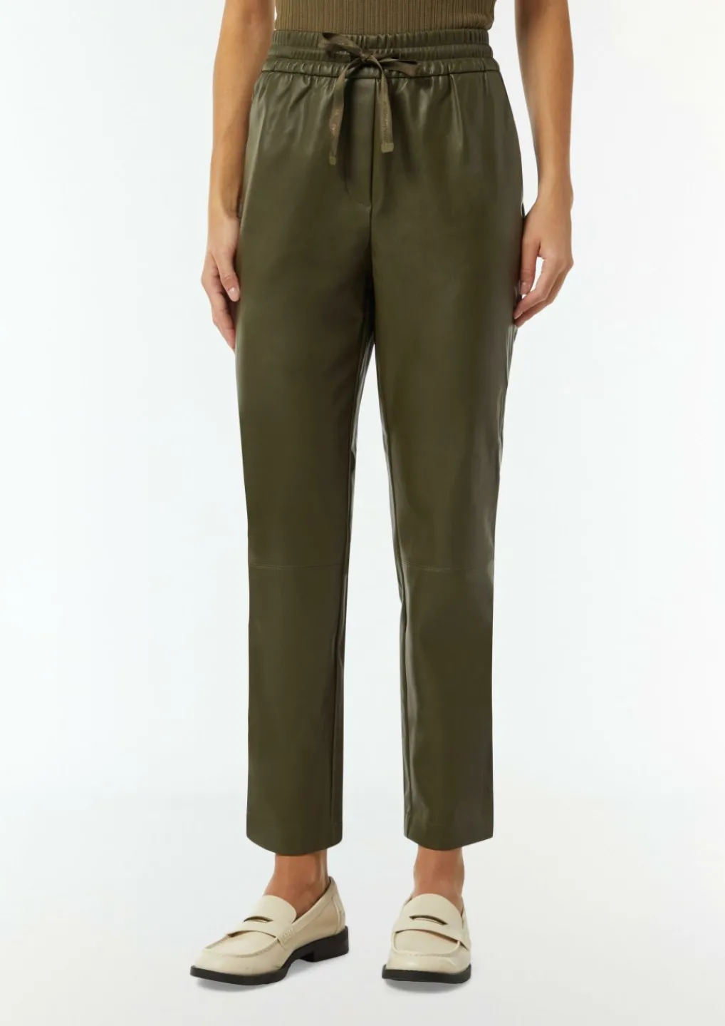 Jogpants aus Kunstleder-Comma Hot