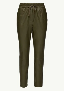 Jogpants aus Kunstleder-Comma Hot