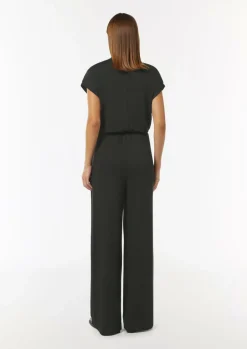 Jumpsuit in Wickel-Optik mit Metallic-Effekt-Comma Discount