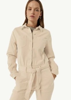 Jumpsuit mit Flared Leg aus Lyocellmix-Comma Sale