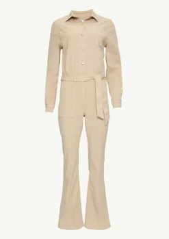 Jumpsuit mit Flared Leg aus Lyocellmix-Comma Sale
