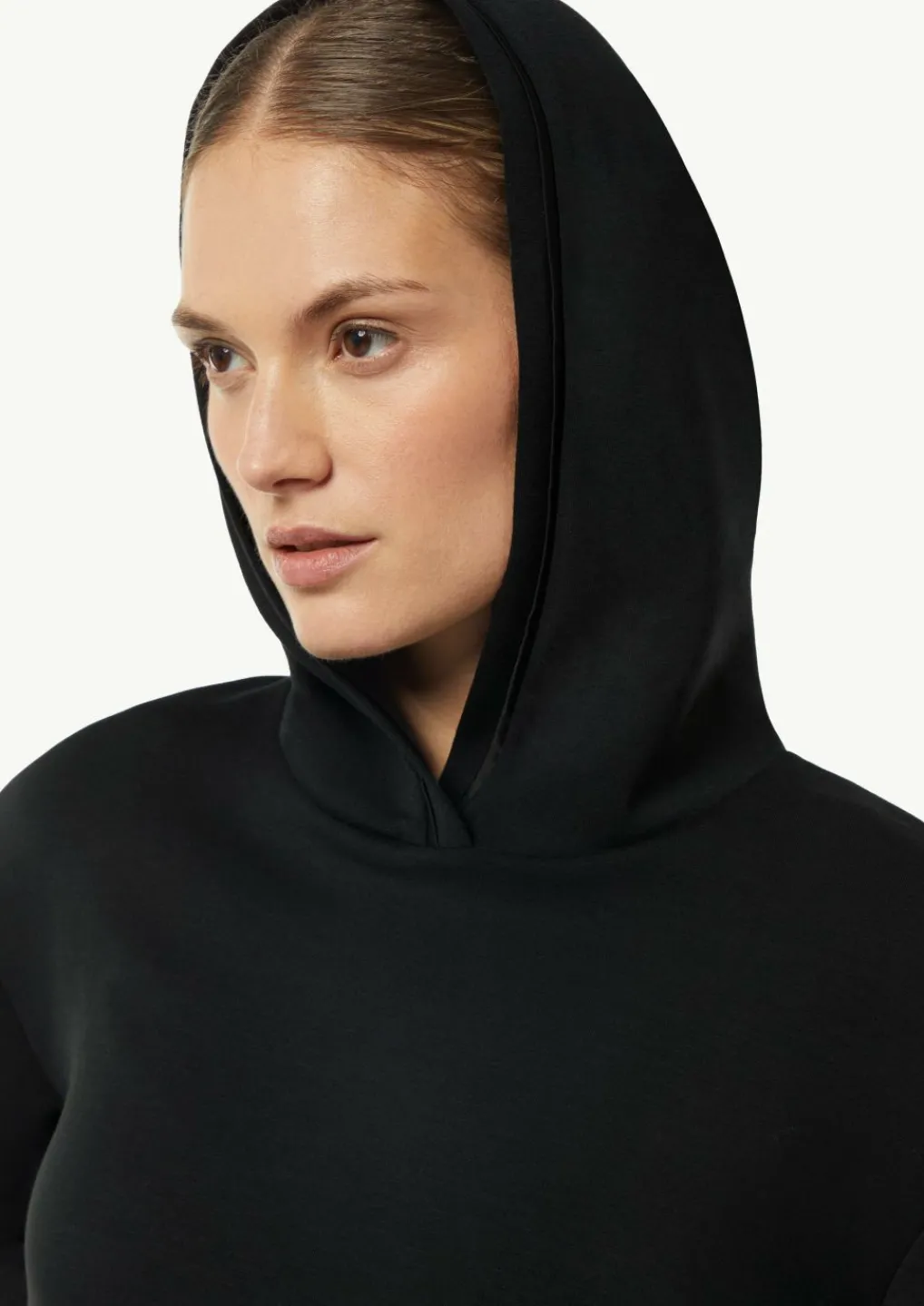 Kapuzen-Sweatshirt mit Satin-Details-Comma Outlet