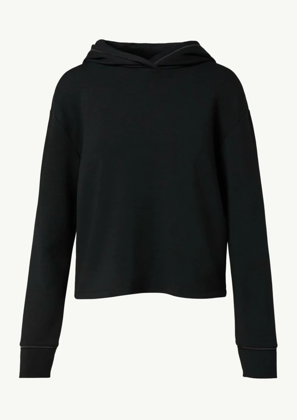 Kapuzen-Sweatshirt mit Satin-Details-Comma Outlet