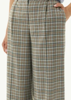 Karohose mit Wide Leg-Comma New