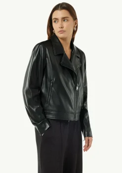 Klassische Bikerjacke aus Lederimitat-Comma Best
