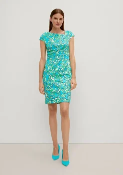 Kleid aus Baumwollsatin-Comma Clearance