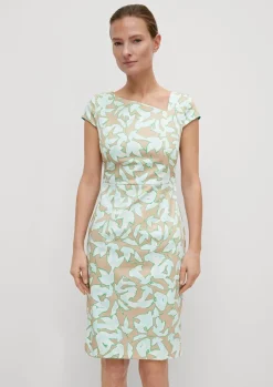 Kleid aus Baumwollsatin-Comma New