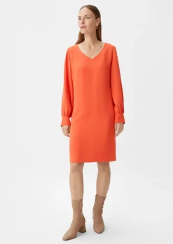Kleid aus Crêpe-Comma Clearance