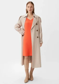 Kleid aus Crêpe-Comma Clearance