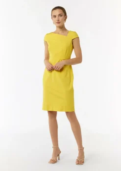 Kleid mit asymmetrischem Ausschnitt-Comma Clearance