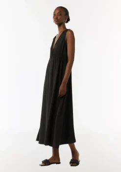 Kleid mit elastischem Bund-Comma Online