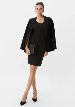 Kleid mit Kappärmeln-Comma Online