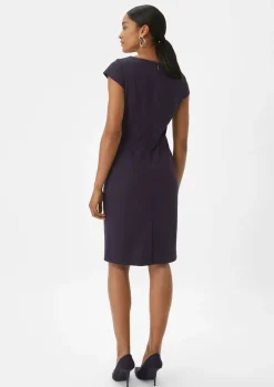 Kleid mit Kappärmeln-Comma Fashion