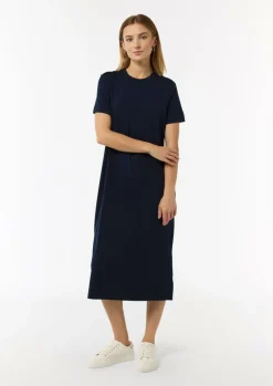 Kleid mit Rundhalsausschnitt-Comma Clearance