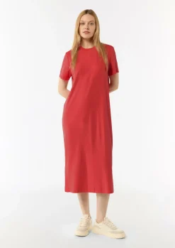 Kleid mit Rundhalsausschnitt-Comma Outlet