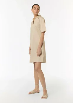 Kleid mit Tunika-Ausschnitt und Hemdkragen-Comma Sale
