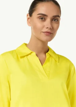 Kleid mit Tunika-Ausschnitt und Hemdkragen-Comma Outlet