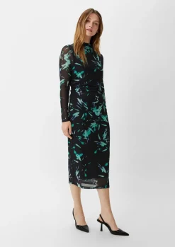 Kleid mit Viskosefutter-Comma Hot