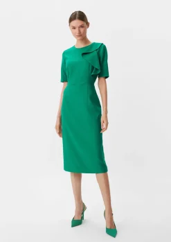 Kleid mit Volant-Detail-Comma Online