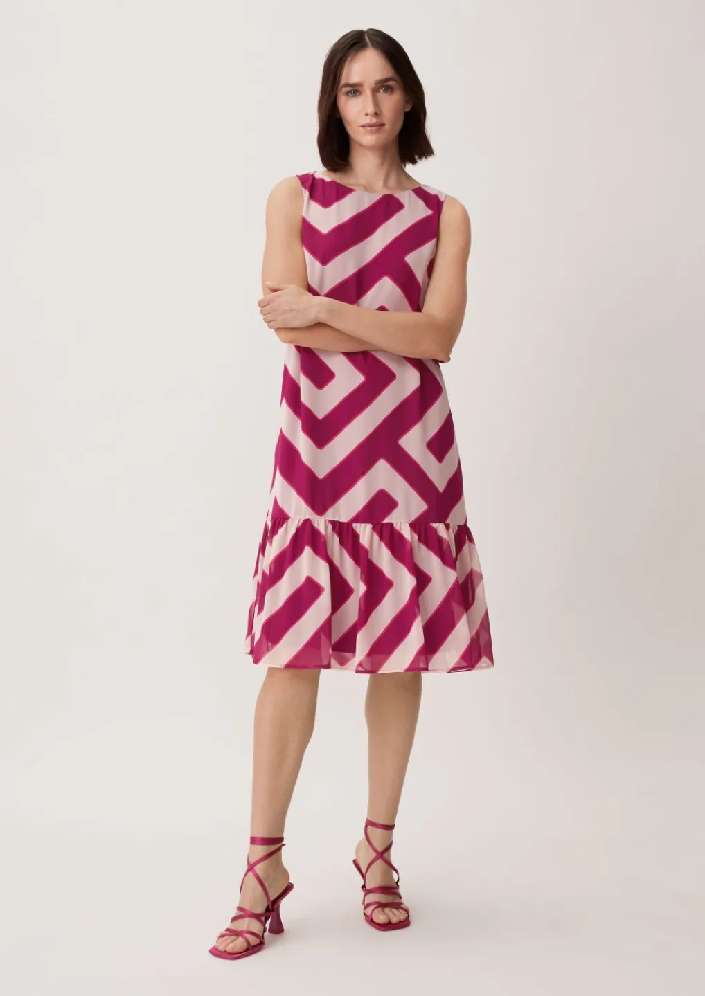 Kleid mit Volants-Comma Best