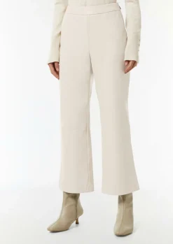 Kunstleder-Hose mit Flared Leg-Comma Sale