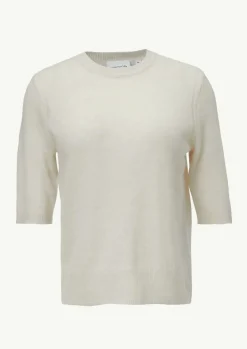 Kurzarmpullover aus Alpakamix-Comma Fashion