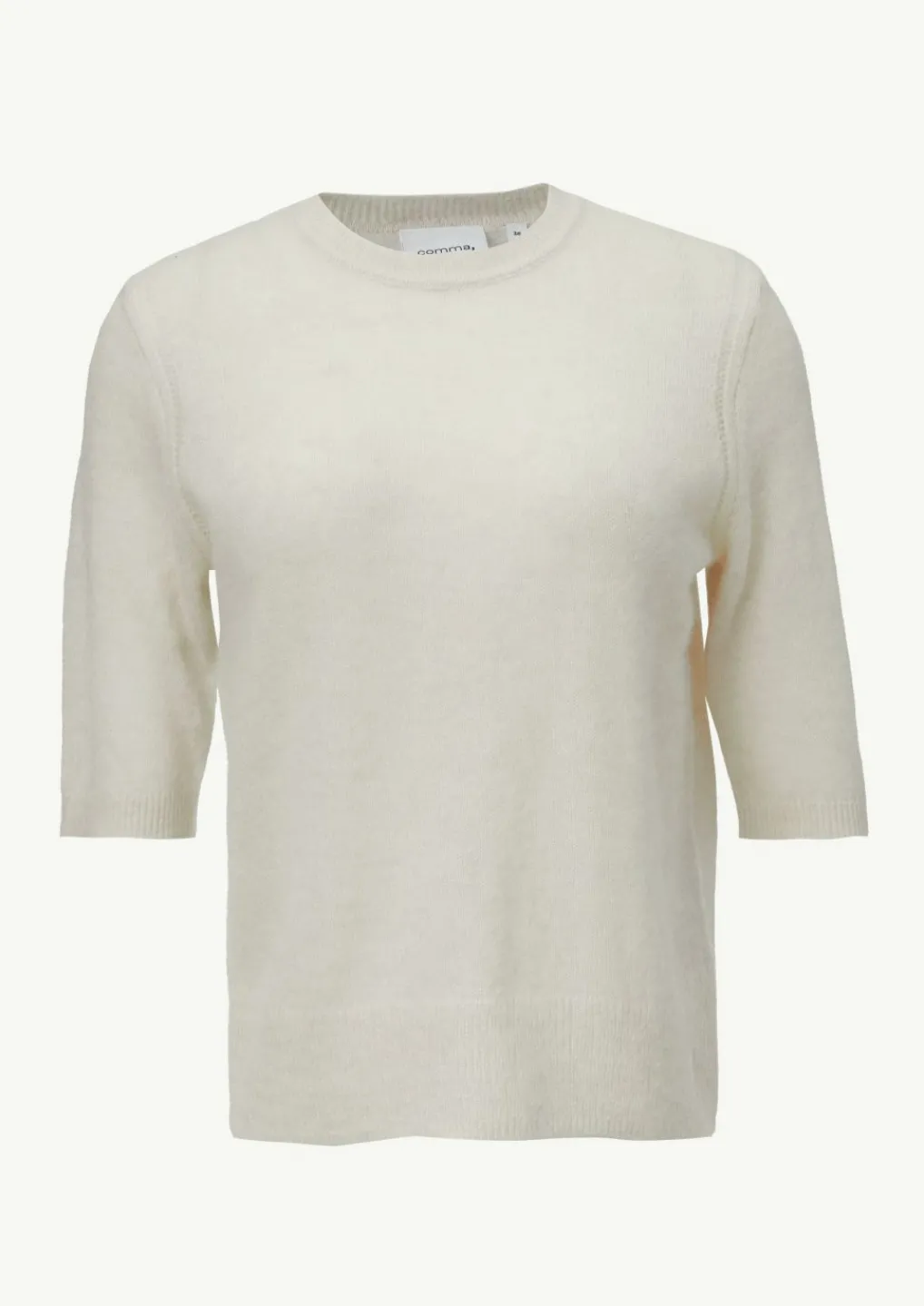 Kurzarmpullover aus Alpakamix-Comma Fashion
