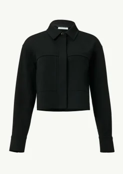 Kurze Jacke mit aufgesetzten Taschen-Comma Sale