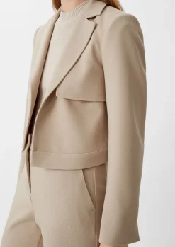 Kurzer Blazer aus Viskosemix-Comma New