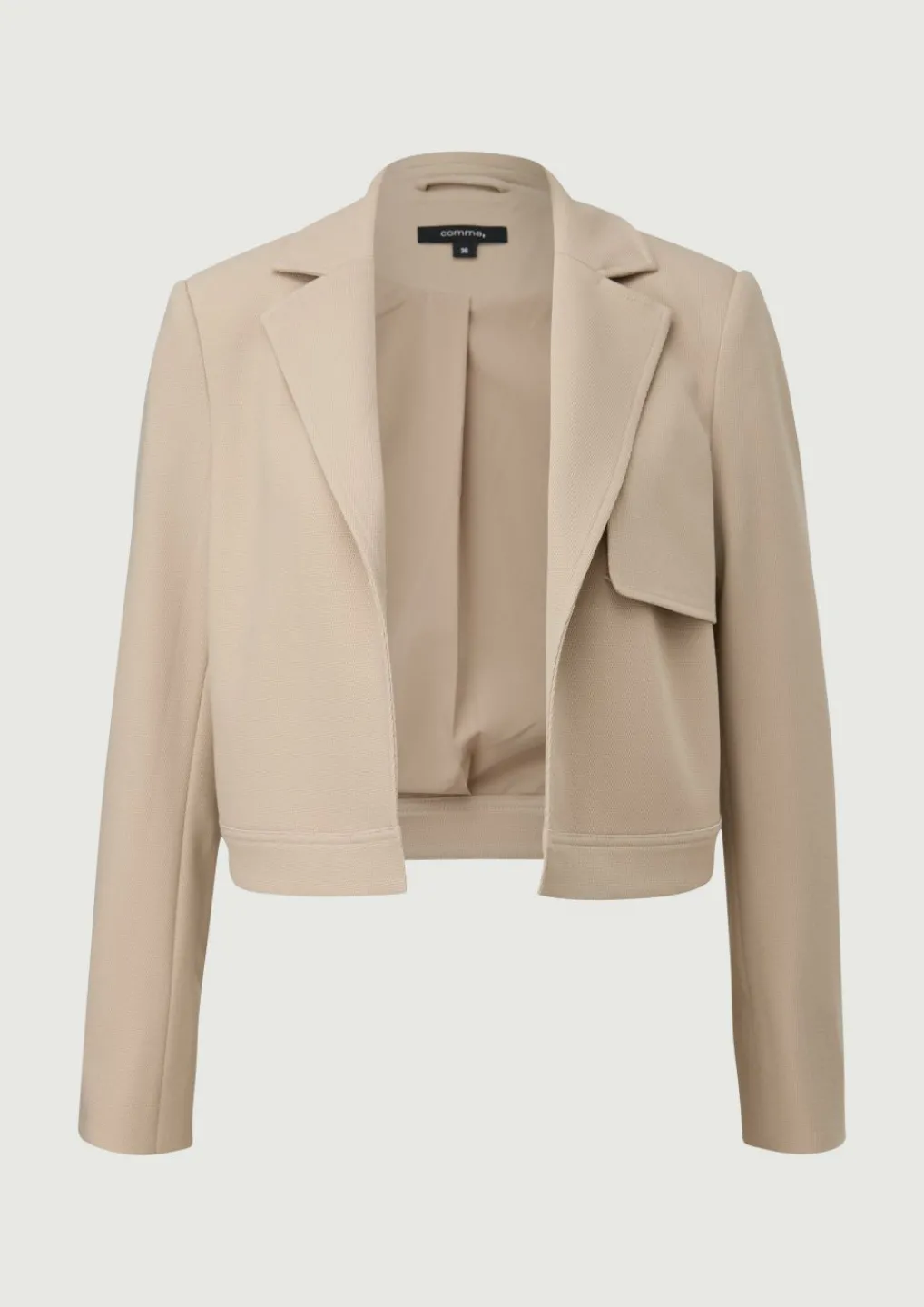 Kurzer Blazer aus Viskosemix-Comma New