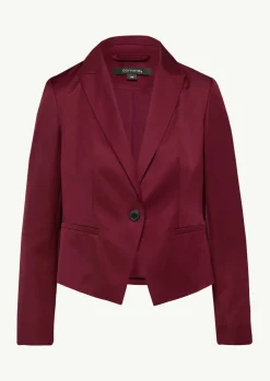 Kurzer Blazer mit Reverskragen-Comma Fashion
