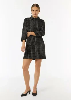 Kurzer Rock in Bouclé Jersey-Comma Fashion