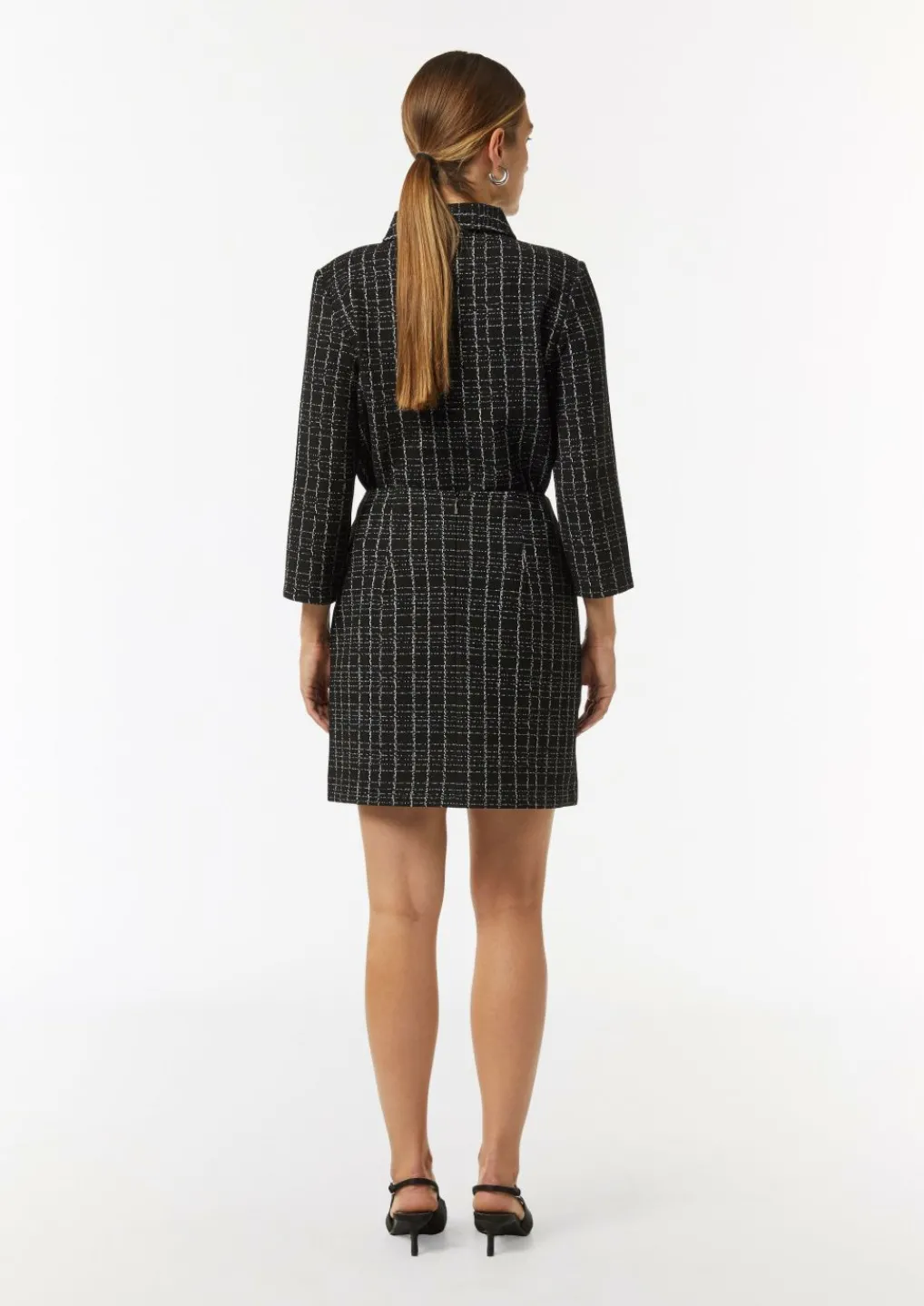 Kurzer Rock in Bouclé Jersey-Comma Fashion