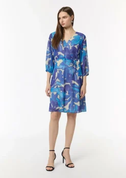 Kurzes Chiffon-Kleid-Comma Online