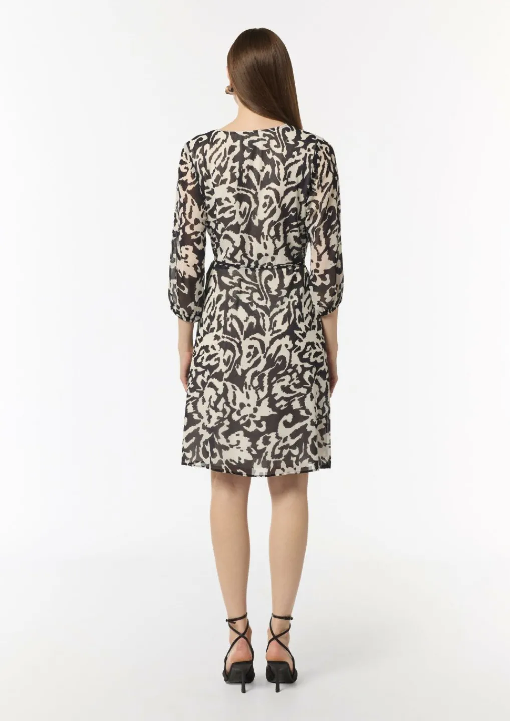 Kurzes Chiffon-Kleid-Comma New