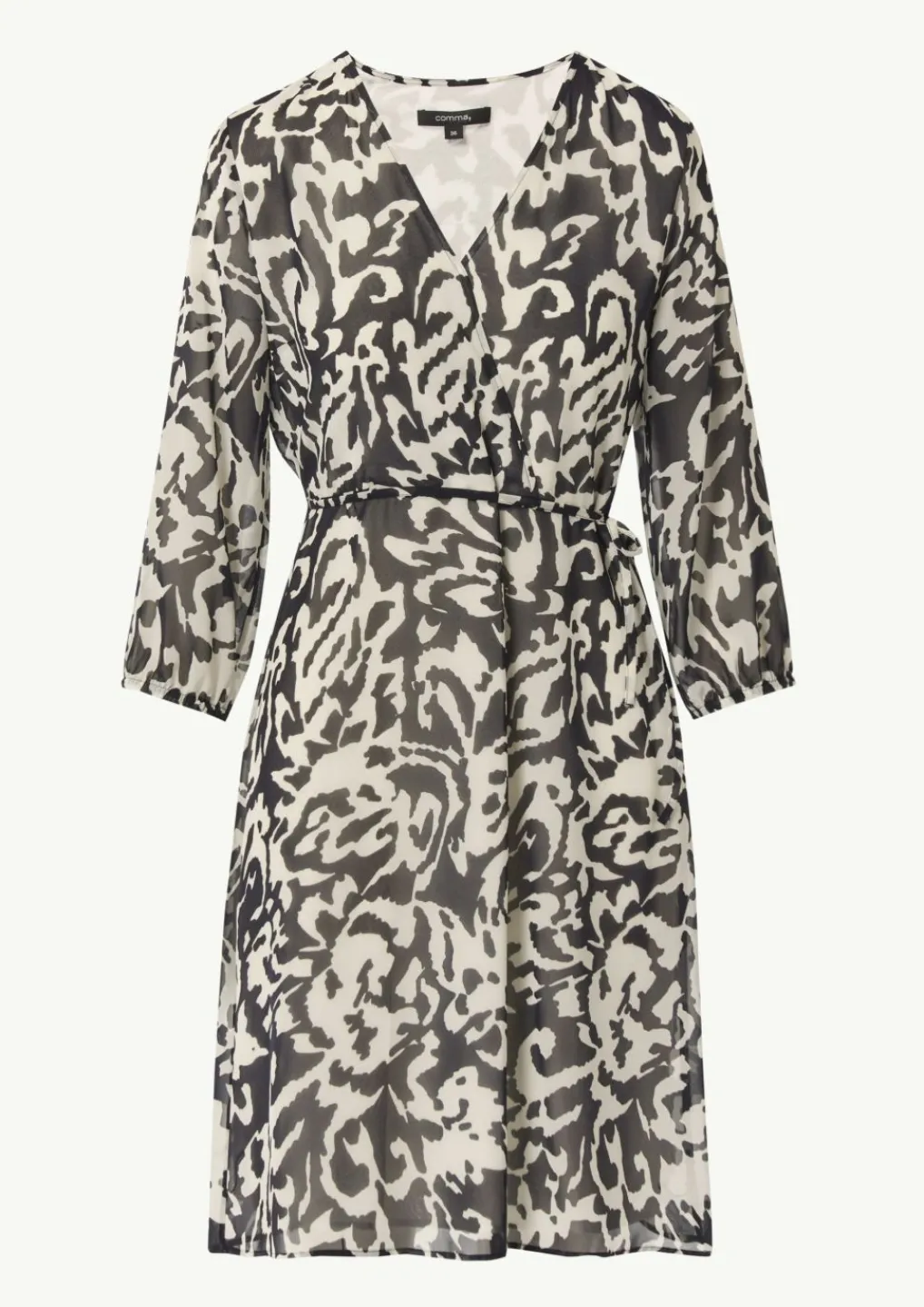 Kurzes Chiffon-Kleid-Comma New