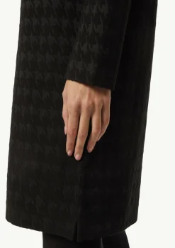 Kurzes Jerseykleid mit Hahnentrittmuster-Comma New