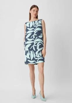 Kurzes Kleid aus Crêpe-Comma Hot