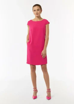 Kurzes Kleid aus Crêpe-Comma Fashion