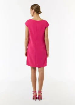 Kurzes Kleid aus Crêpe-Comma Fashion