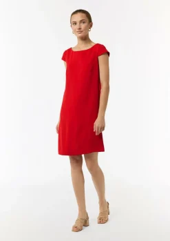 Kurzes Kleid aus Crêpe-Comma Best