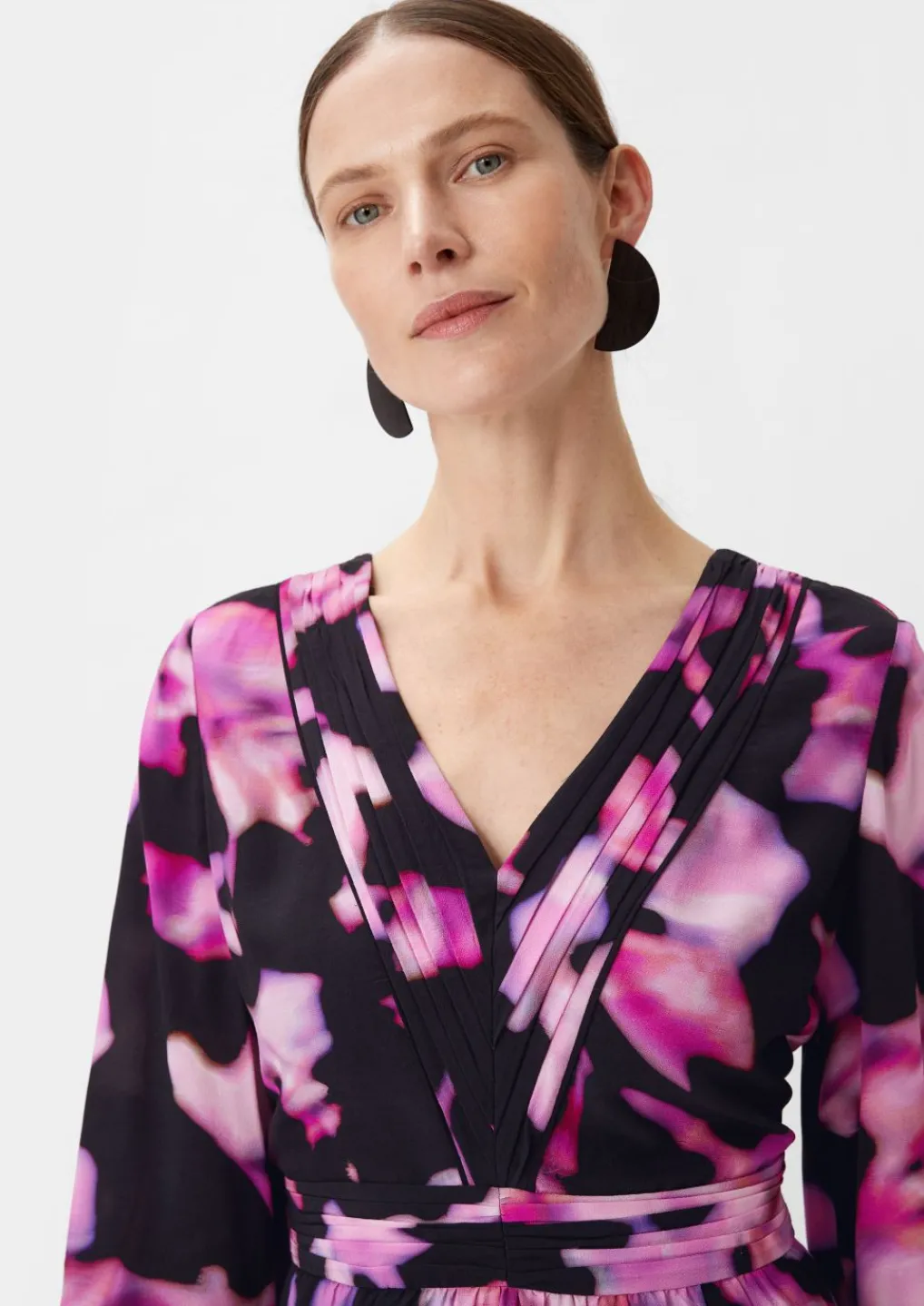 Kurzes Kleid mit Allovermuster-Comma Best