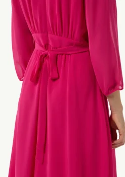 Kurzes Kleid mit Bindegürtel-Comma Online