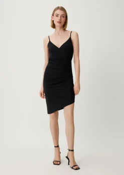 Kurzes Kleid mit Raffung-Comma Outlet