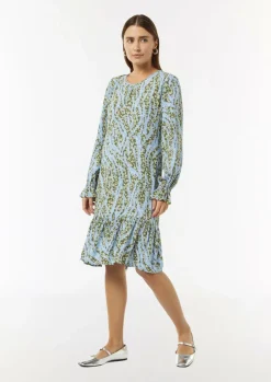 Kurzes Kleid mit Volant-Details-Comma Discount