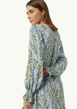 Kurzes Kleid mit Volant-Details-Comma Discount