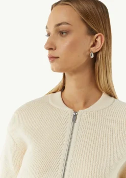 Kurze Strickjacke mit Eingrifftaschen-Comma Outlet